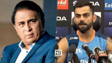 Sunil Gavaskar and Virat Kohli 