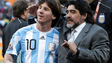 messi and maradona