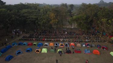 লালমাই পাহাড়ের পাদদেশে বাইকার্সদের মিলনমেলা