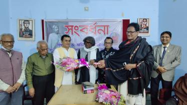 রাজশাহীর মাটি ভারতে নিয়ে গেলেন অক্ষয় কুমার মৈত্রেয়ের প্রদৌহিত্র