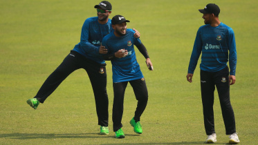 Shakib Al Hasan, Mushfiqur Rahim, Najmul Hossain Shanto 