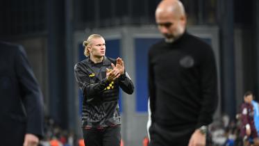 pep guardiola and erling haaland