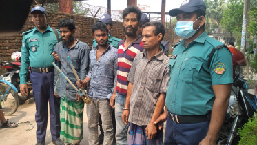 গাজীপুরে খুনসহ ডাকাতির ঘটনায় গ্রেপ্তার ৫