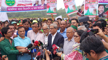 জাতীয় স্মৃতিসৌধে মির্জা ফখরুল