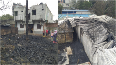 কেরাণীগঞ্জে আগুন