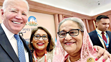 নয়াদিল্লিতে হাসিনা-বাইডেন