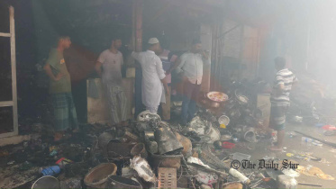 কৃষি মার্কেটে আগুন