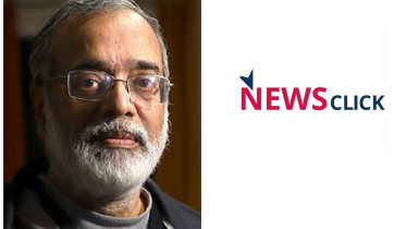 নিউজক্লিকের সম্পাদক প্রবীর পুরকায়স্থ। ছবি: স্টেটসম্যান