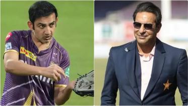 Wasim Akram & Gautam Gambhir