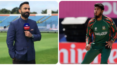 Dinesh Karthik and Rishad Hossain 