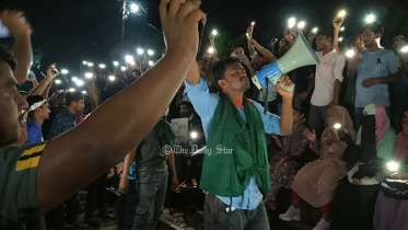 কোটা আন্দোলন: রাবি শিক্ষার্থীদের সঙ্গে রুয়েট-রামেক