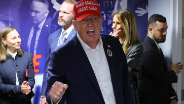 নির্বাচনী প্রচারণায় সাবেক মার্কিন প্রেসিডেন্ট ট্রাম্প। ছবি: রয়টার্স