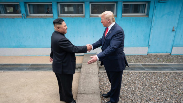 কিম ও ট্রাম্প 