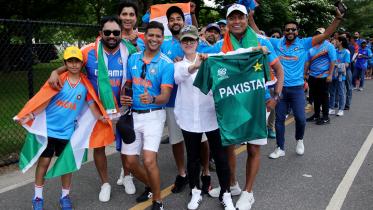 A cricket match between India and Pakistan
