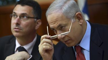 Gideon Saar and Netanyahu