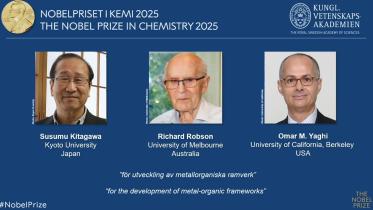 রসায়নে নোবেল পুরস্কার ২০২৫