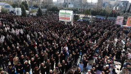 তেহরানে ঈদের নামাজ।