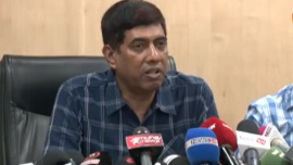 ডিএমপির গোয়েন্দা শাখার (ডিবি) অতিরিক্ত কমিশনার শফিকুল ইসলাম। ছবি: ভিডিও থেকে নেওয়া