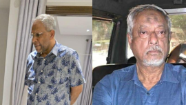 মামুন খালেদ (বামে) ও মাসুদ উদ্দিন চৌধুরী (ডানে)