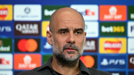 Manchester City's Spanish manager Pep Guardiola
