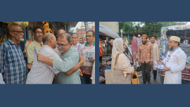 ঠাকুরগাঁও-১ উপনির্বাচনে প্রতীক বরাদ্দের পরই প্রচারণায় বিএনপি-জামায়াত প্রার্থী। ছবি: সংগৃহীত