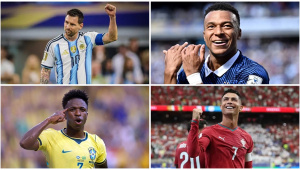 Messi, mbappe, vini, ronaldo 