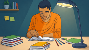 exam night study