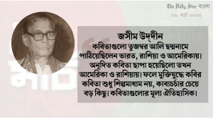 জসীমউদ্দীনের কবিতায় মুক্তিযুদ্ধ