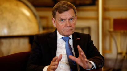 জার্মানির পররাষ্ট্রমন্ত্রী।