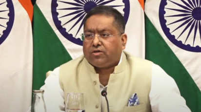 ভারতের পররাষ্ট্র মন্ত্রণালয়ের মুখপাত্র রণধীর জয়সোয়াল। ফাইল ছবি: স্টেটসম্যান