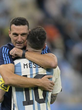 scaloni and messi