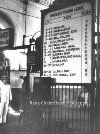 Sealdhah train schedule before 1947