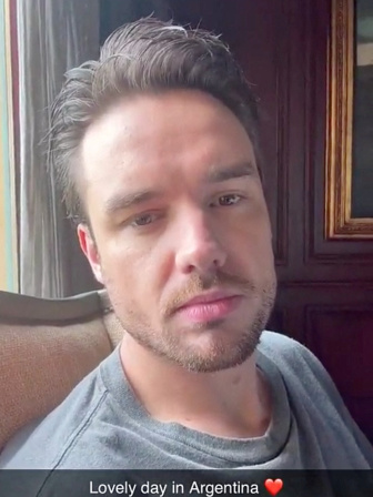 স্ন্যাপচ্যাটে লিয়ামের শেষ ভিডিও। ছবি: রয়টার্স