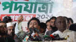 সভায় বক্তব্য দিচ্ছেন এনসিপির আহ্বায়ক ও সংসদের বিরোধীদলীয় চিফ হুইপ নাহিদ ইসলাম। ছবি: স্টার 