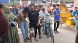  গুলিবদ্ধ মো. হৃদয়। ছবি: স্টার