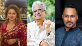 দিঠি আনোয়ার, গাজী মাজহারুল আনোয়ার ও অপু আমান। ছবি: সংগৃহীত/কোলাজ